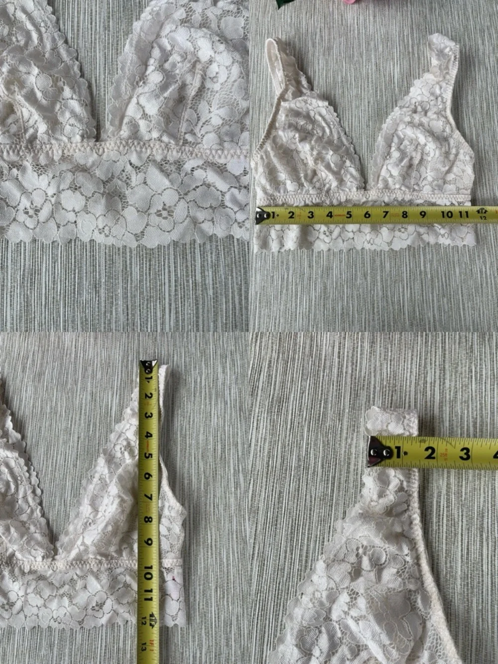 3 La Senza Lace Bralettes in Black and Cream - Women  Intimates  Size Small - Picture 9 of 13